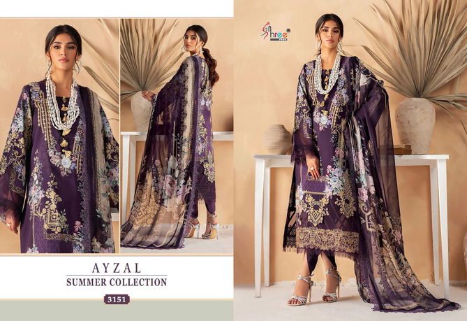 Ayzel Summer Collection Cotton Pakistani Suits Catalog